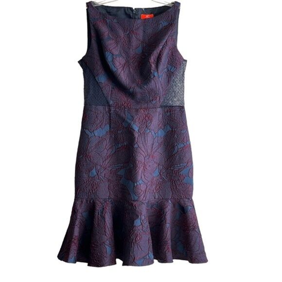 Monique LhuillierEmbroidered Knee-Length Dress, M/US8 - Picture 1 of 6